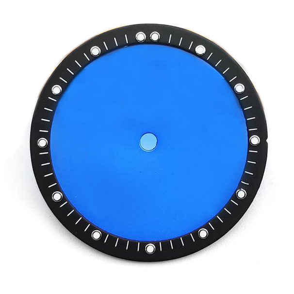 Black / Blue Watch Dial 28.5 mm