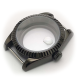 Black Stainless steel Watch Case 39 mm