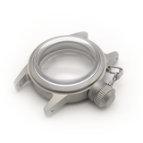 Silver Stainless steel Watch Case 36 mm