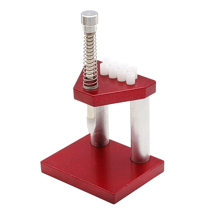 Watch hand press