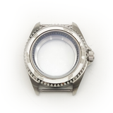 Silver Stainless steel Watch Case 42 mm