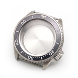 Silver / Black / White Stainless steel Watch Case 42 mm