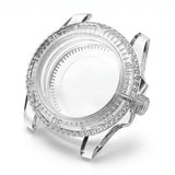 Transparent / White Acrylic Watch Case 40.5 mm