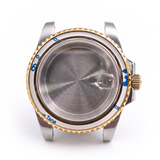 Silver / Gold Stainless steel Watch Case 40.5 mm