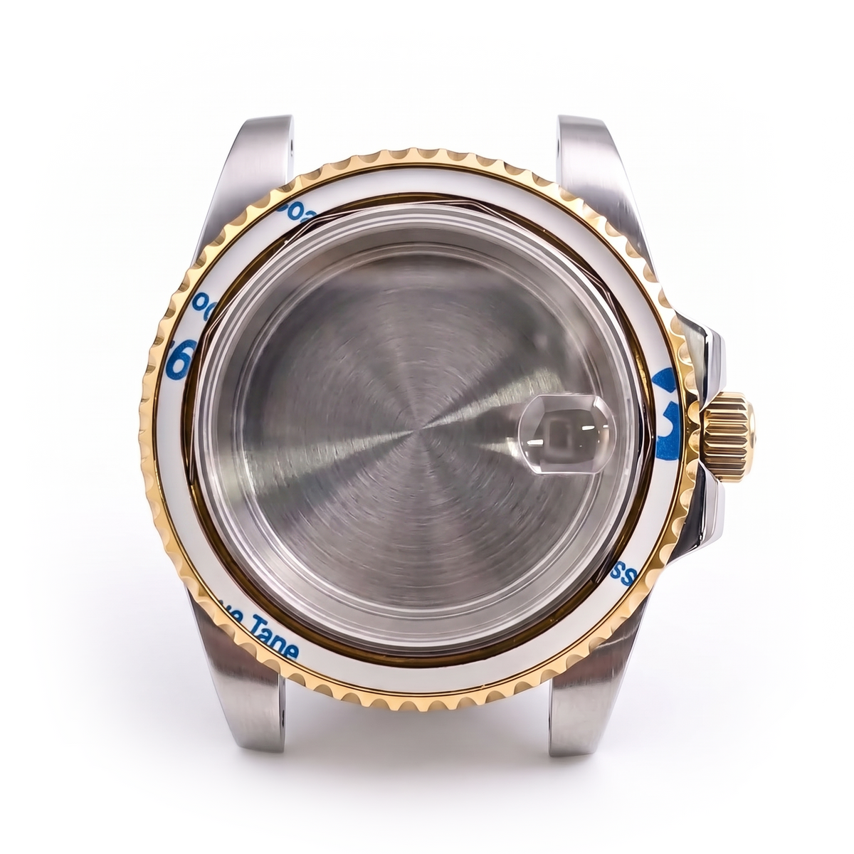 Silver / Gold Stainless steel Watch Case 40.5 mm