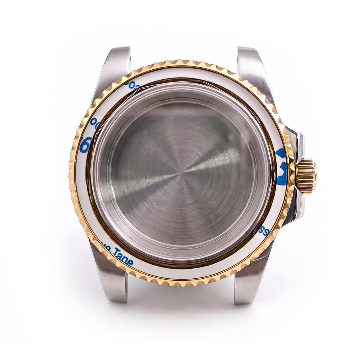 Silver / Gold Stainless steel Watch Case 40.5 mm