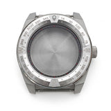 Silver Stainless steel Watch Case 43 mm