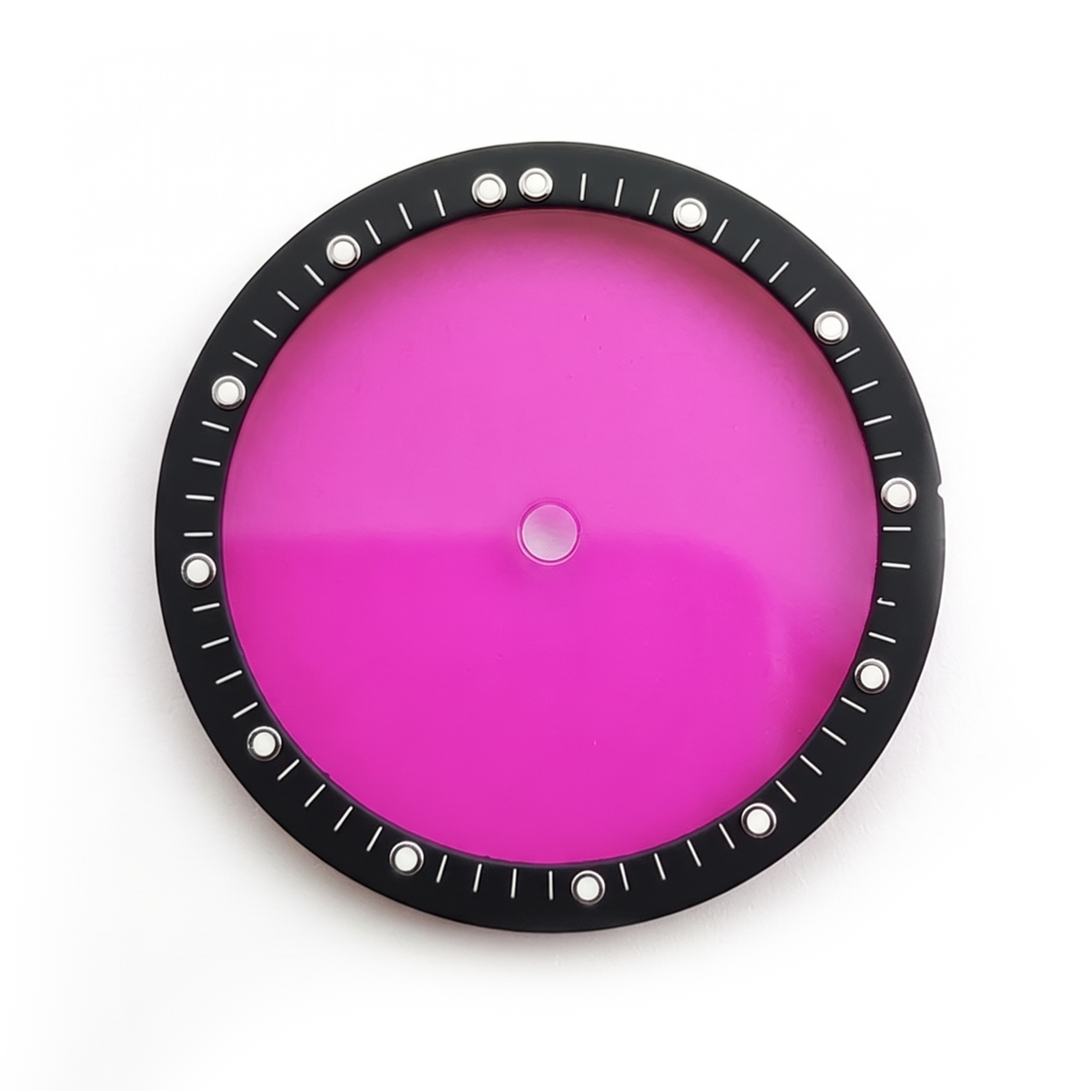 Black / Pink Watch Dial 28.5 mm