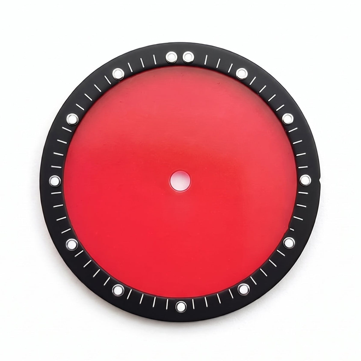 Black / Red Watch Dial 28.5 mm