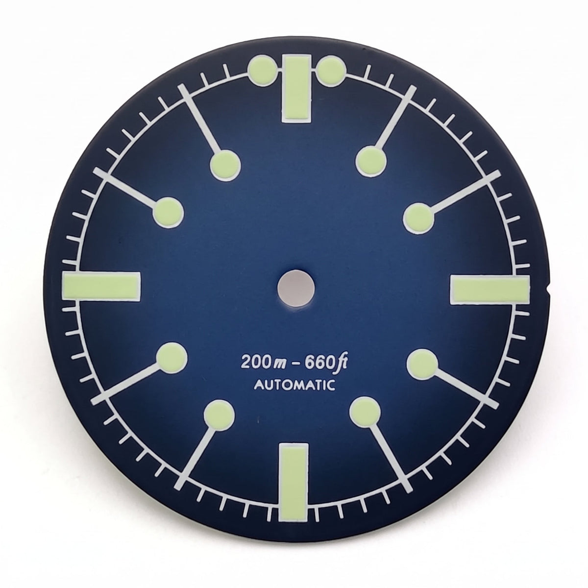 Black / Blue Watch Dial 28.5 mm