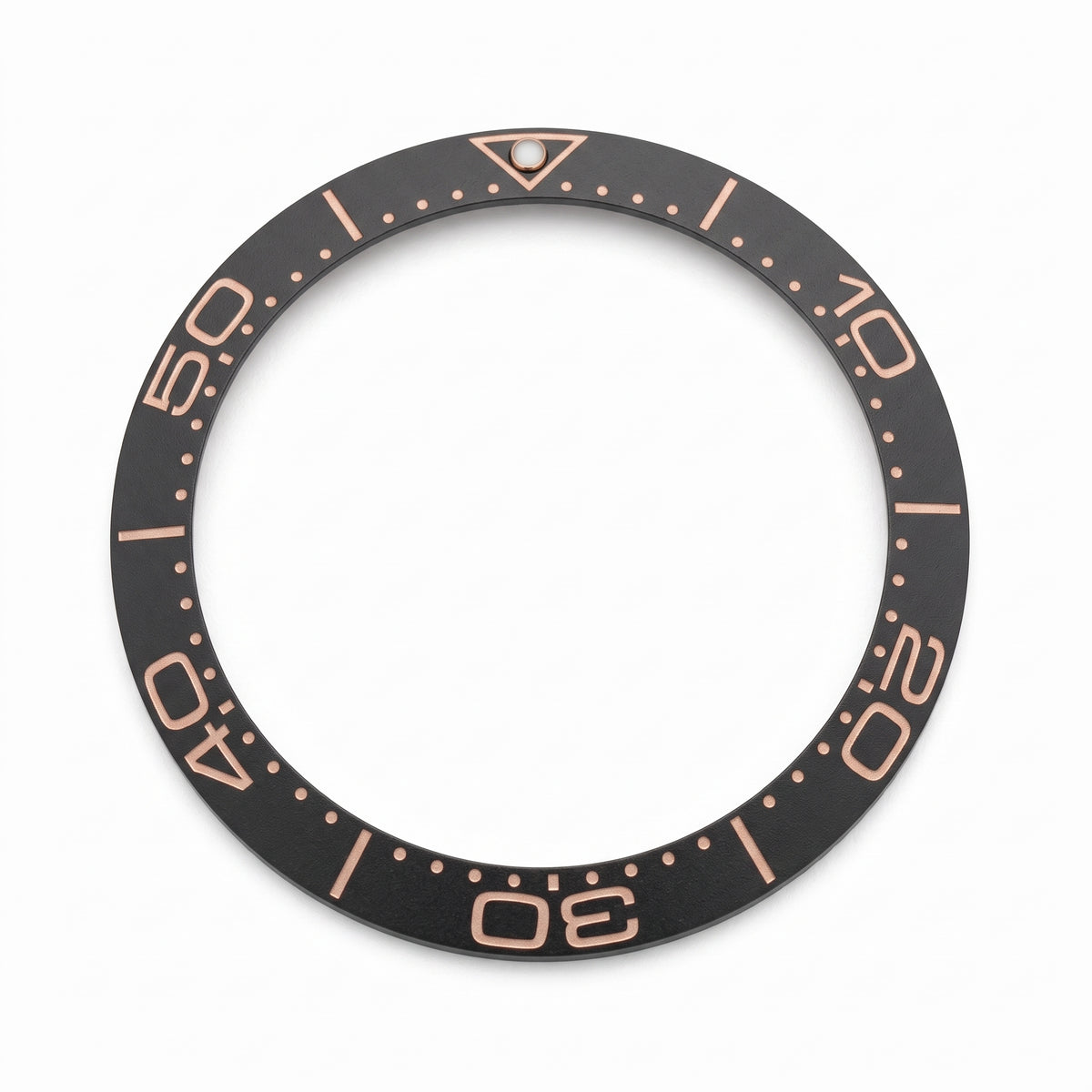 Black / Pink Ceramic Bezel Insert 38 mm