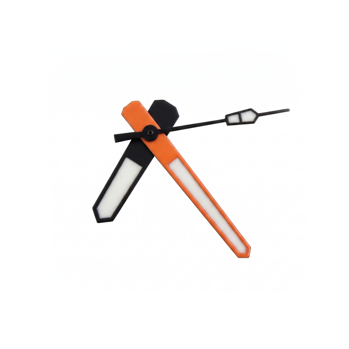 Black / Orange Watch Hands
