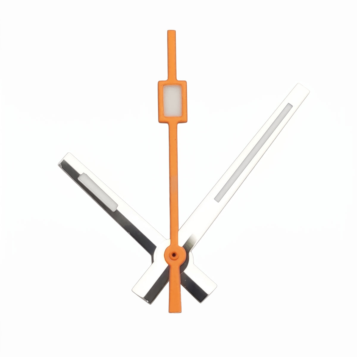 Silver / Orange Watch Hands