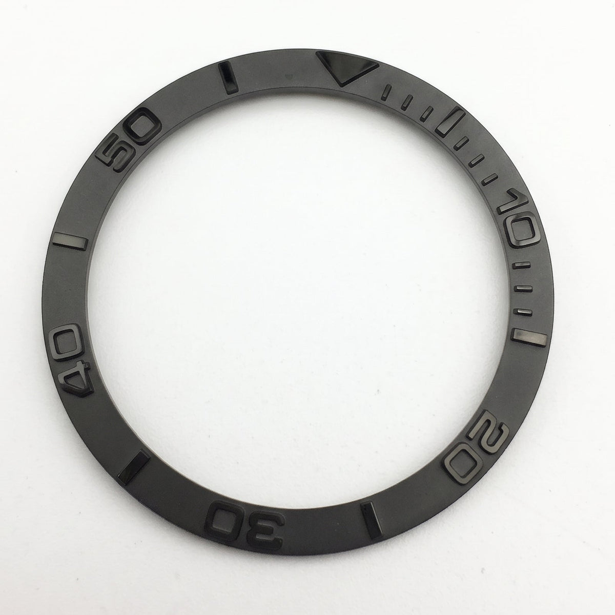 Black Stainless steel Bezel Insert 38 mm