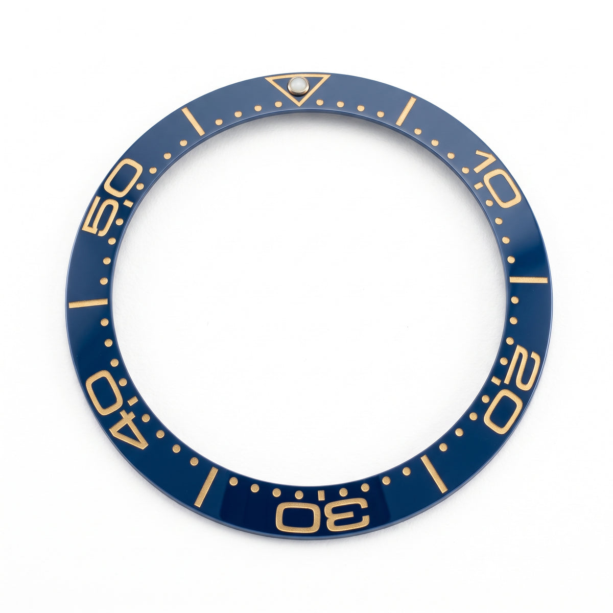 Blue / Yellow Ceramic Bezel Insert 38 mm