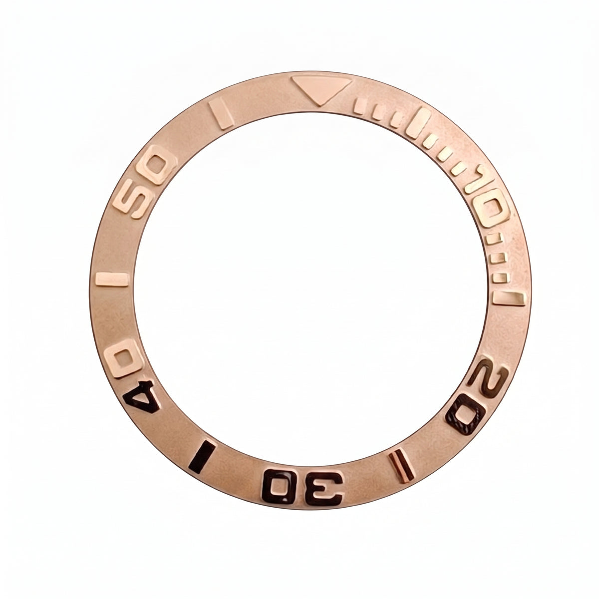 Rose gold Aluminium Bezel Insert 38 mm