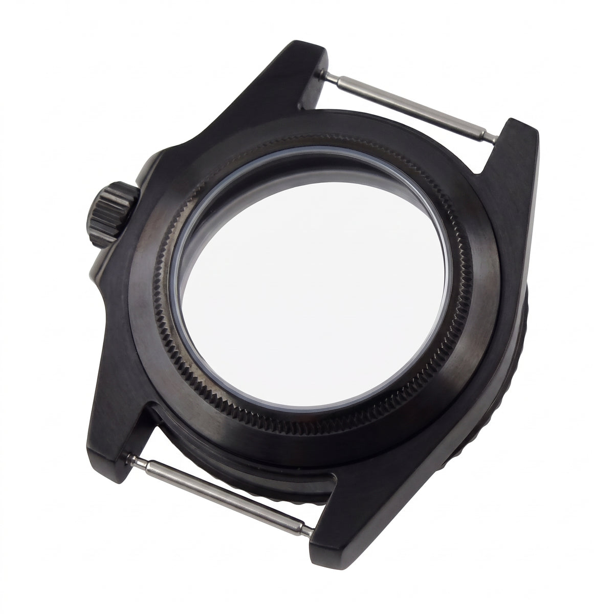 Black Stainless steel Watch Case 40.5 mm