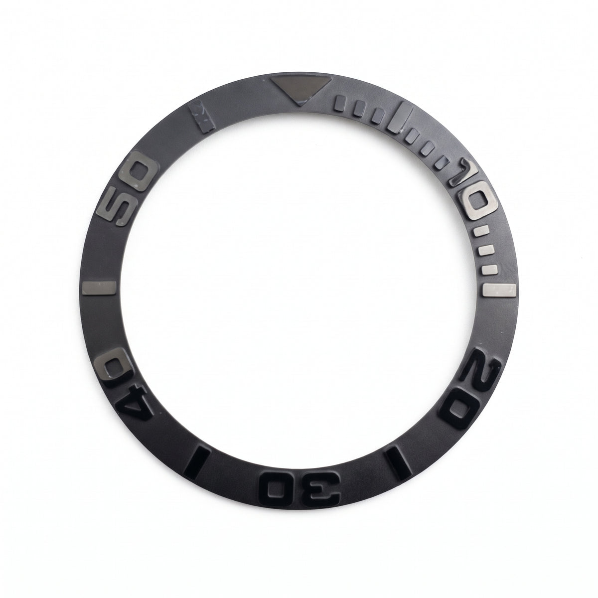 Black Aluminium Bezel Insert 38 mm