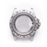 Silver Stainless steel Watch Case 39.5 mm