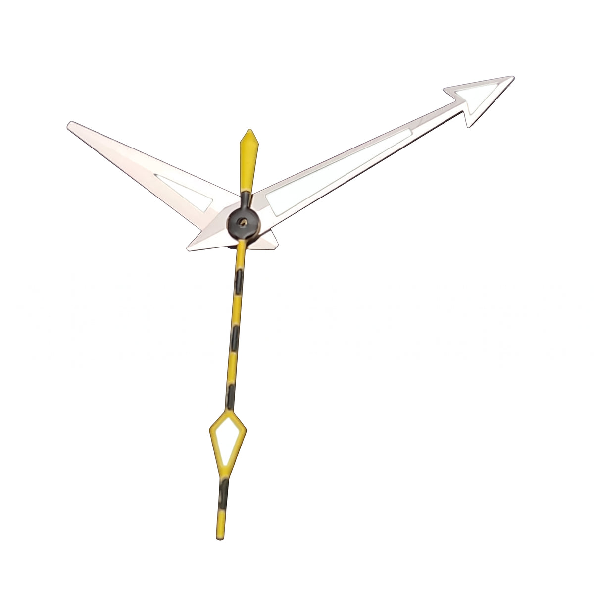 Silver / Yellow Watch Hands