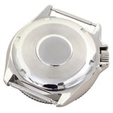 Silver / Black / White Stainless steel Watch Case 42 mm