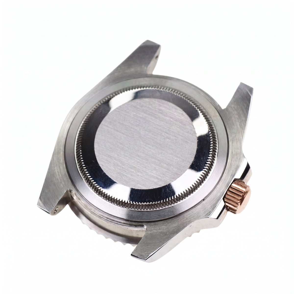 Silver / Rose Gold Stainless steel Watch Case 40.5 mm