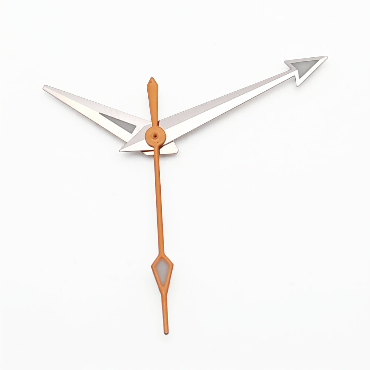 Silver / Orange Watch Hands