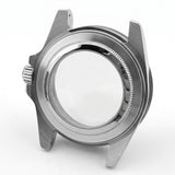 Silver Stainless steel Watch Case 39.5 mm