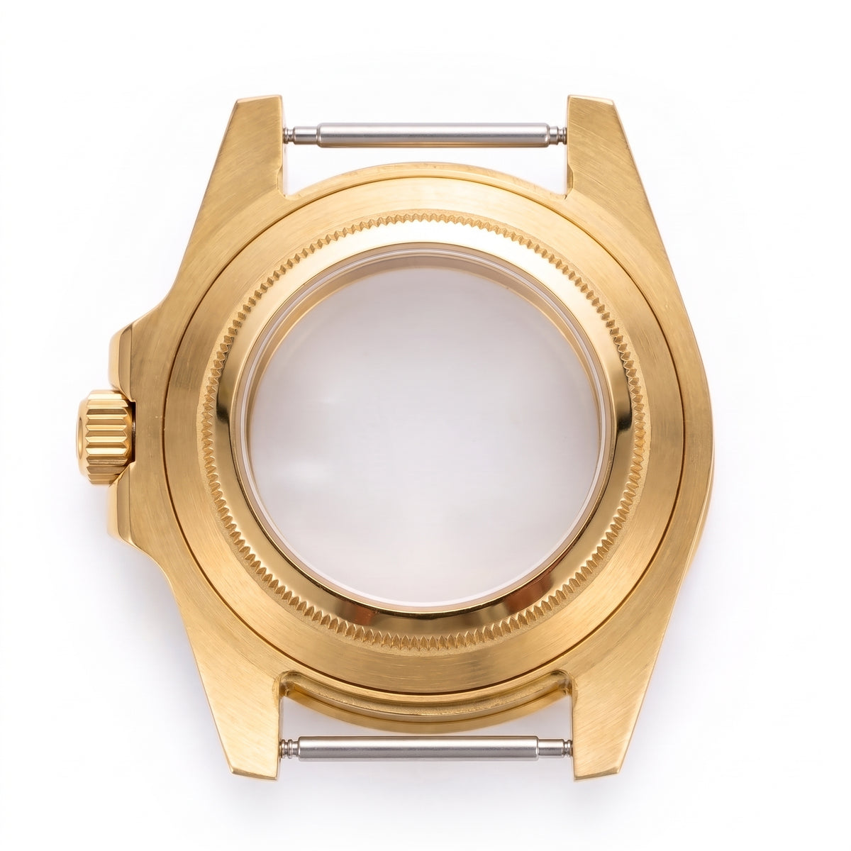 Gold Stainless steel Watch Case 40.5 mm