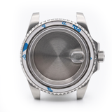 Silver Stainless steel Watch Case 40.5 mm