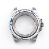 Silver Stainless steel Watch Case 40.5 mm