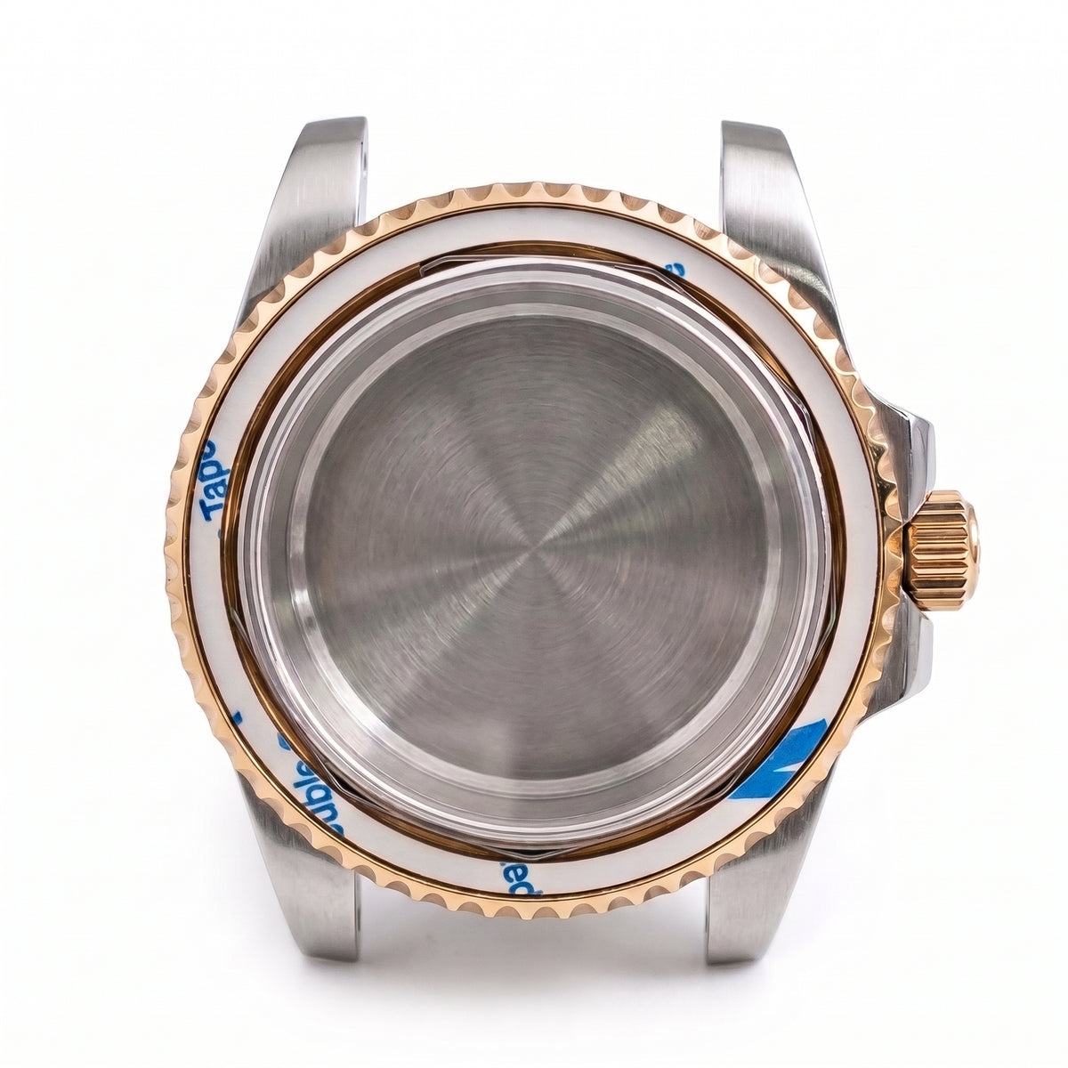 Silver / Rose Gold Stainless steel Watch Case 40.5 mm