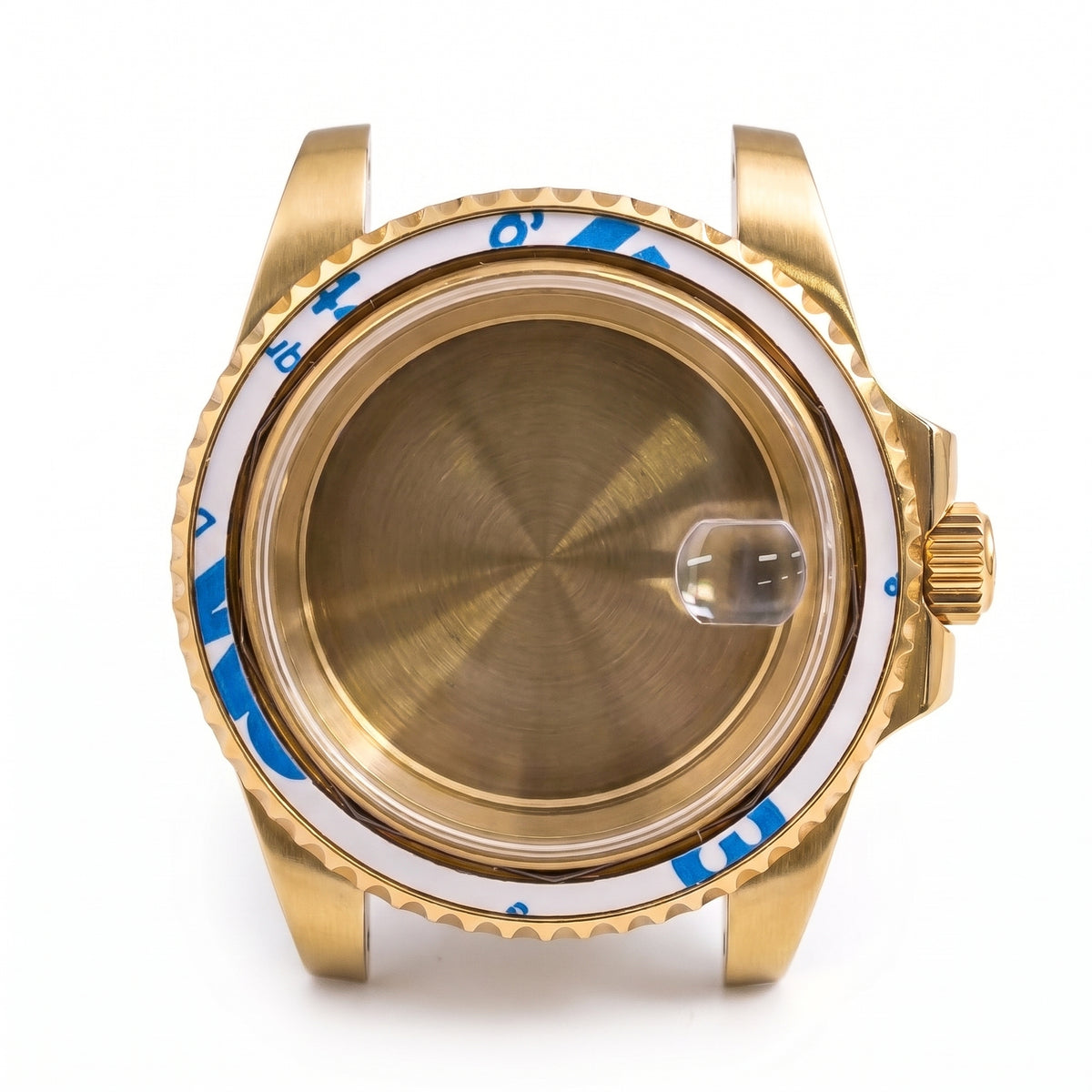 Gold Stainless steel Watch Case 40.5 mm