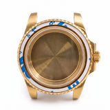 Gold Stainless steel Watch Case 40.5 mm
