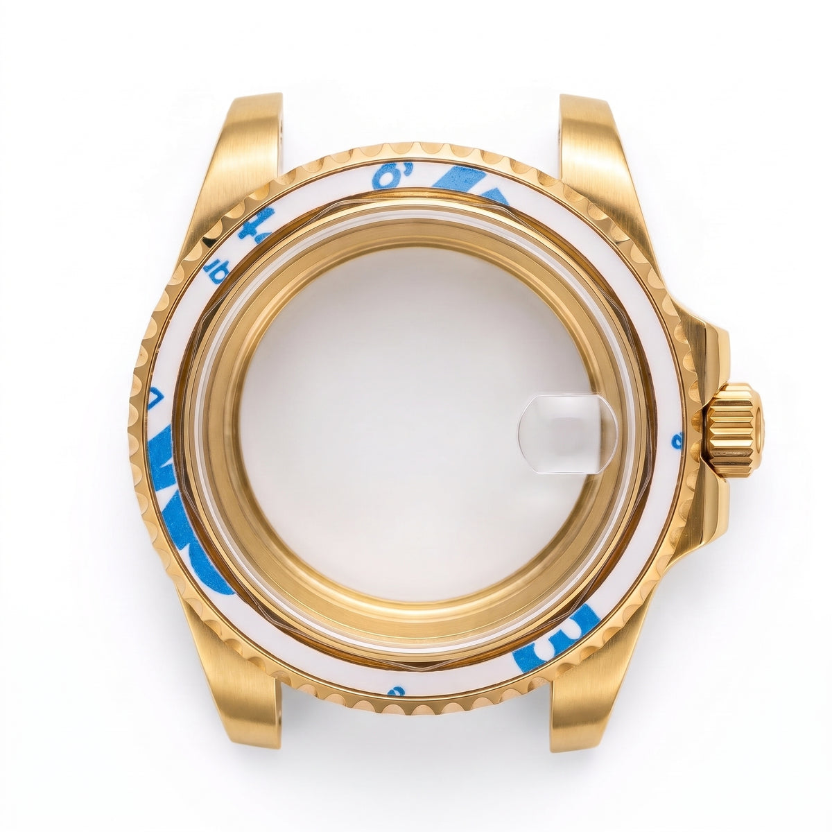 Gold Stainless steel Watch Case 40.5 mm