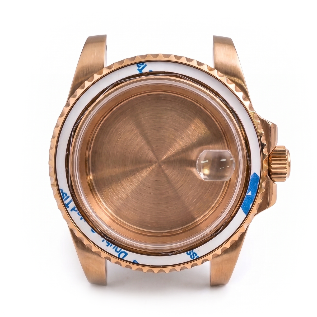 Rose Gold Stainless steel Watch Case 40.5 mm