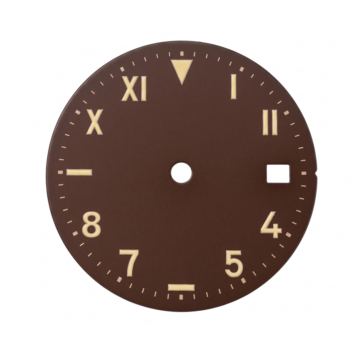 Brown Watch Dial 28.5 mm