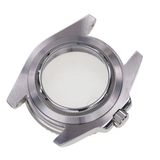Silver Stainless steel Watch Case 40.5 mm