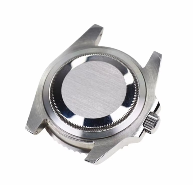 Silver Stainless steel Watch Case 40.5 mm