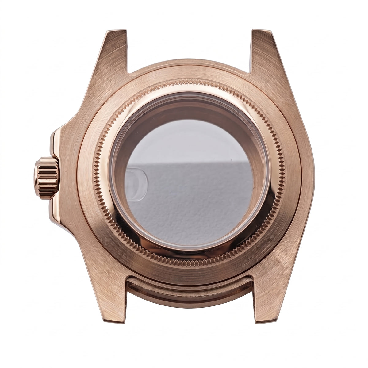 Rose Gold Stainless steel Watch Case 40.5 mm
